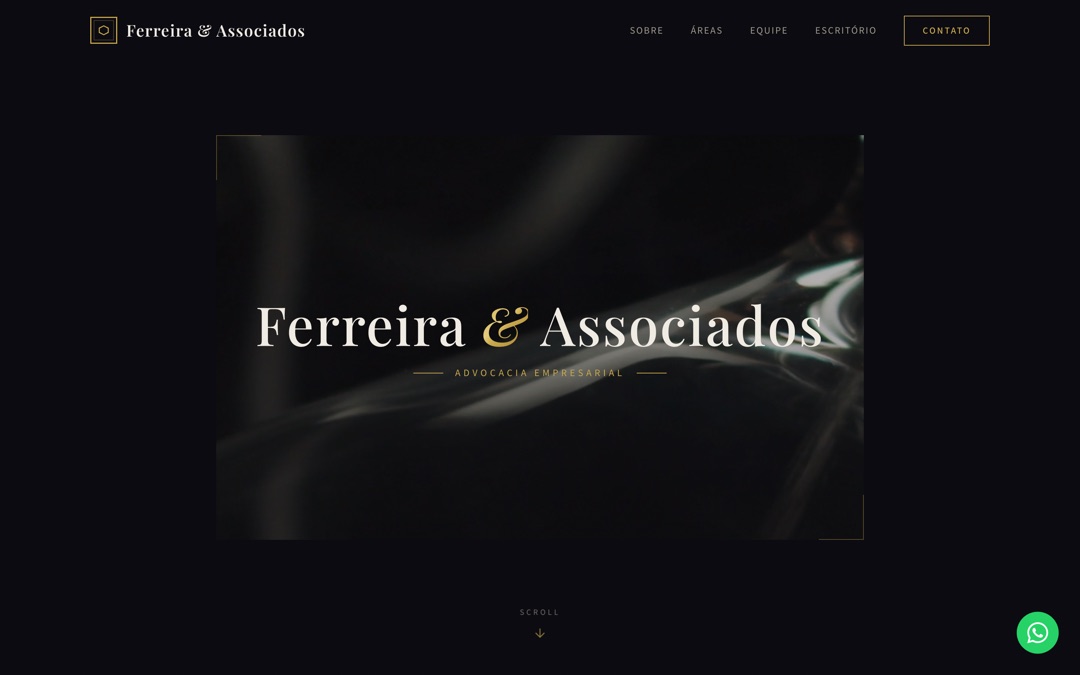 Preview of the Ferreira & Associates website